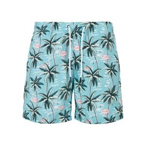 Urban Classics Pattern Swim Shorts tropical bird aop - 3XL