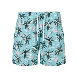 Urban Classics Pattern Swim Shorts tropical bird aop - 4XL