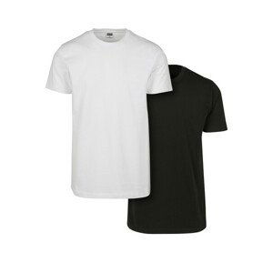 Urban Classics Basic Tee 2-Pack black/white - 4XL