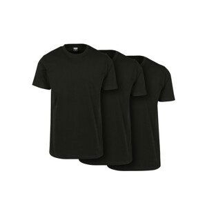 Urban Classics Basic Tee 3-Pack black/black/black - 4XL