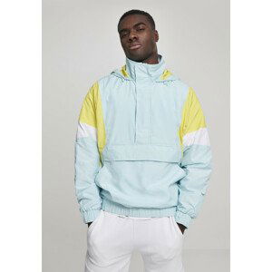 Urban Classics Light 3-Tone Pull Over Jacket lightblue/brightyellow/white - M