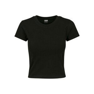 Urban Classics Ladies Stretch Jersey Cropped Tee black - S