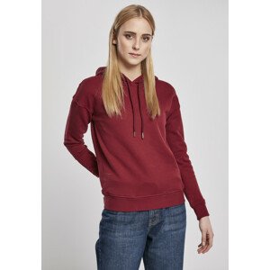 Urban Classics Ladies Organic Hoody burgundy - 3XL