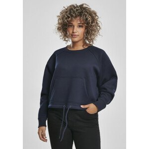 Urban Classics Ladies Oversized Short Raglan Crew midnightnavy - XXL