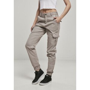 Urban Classics Ladies High Waist Cargo Pants duskrose - 30