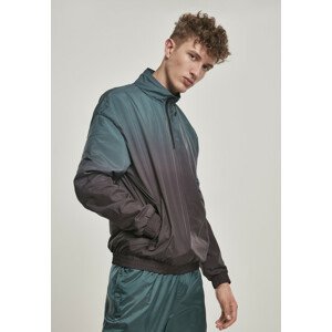 Urban Classics Gradient Pull Over Jacket black/bottlegreen - M