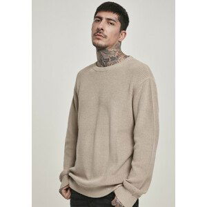 Urban Classics Cardigan Stitch Sweater darksand - M