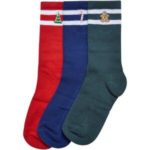 Urban Classics Christmas Sporty Socks Set multicolor - 43–46