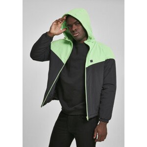 Urban Classics 2-Tone Padded Windrunner black/neon green - M