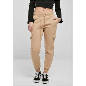 Urban Classics Ladies Cargo Sweat Pants unionbeige - 3XL