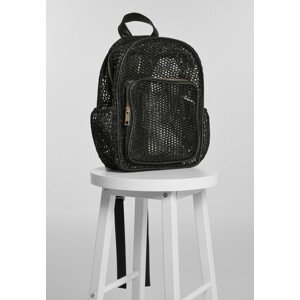 Urban Classics Lady Backpack Mesh Transparent black - UNI