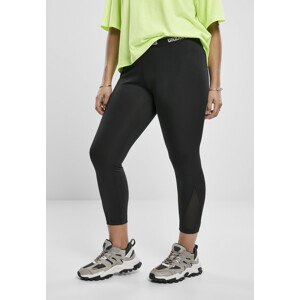 Urban Classics Ladies Tech Mesh Pedal Pusher Leggings black - 3XL