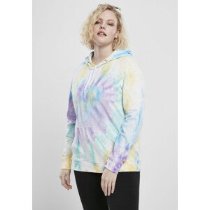 Urban Classics Ladies Tie Dye Hoody pastel - XS