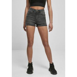 Urban Classics Ladies 5 Pocket Shorts black stone washed - 31