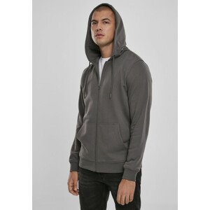 Urban Classics Basic Terry Zip Hoodie darkshadow - S