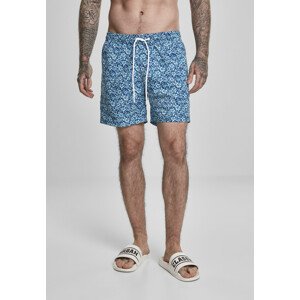 Urban Classics Floral Swim Shorts navy - L