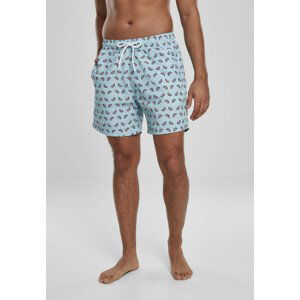 Urban Classics Melon Swim Shorts oceanblue - M