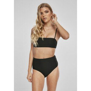 Urban Classics Ladies High Waist Bandeau Bikini black - L