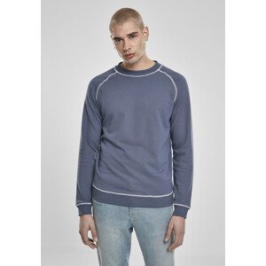 Urban Classics Contrast Stitching Crew vintageblue - S