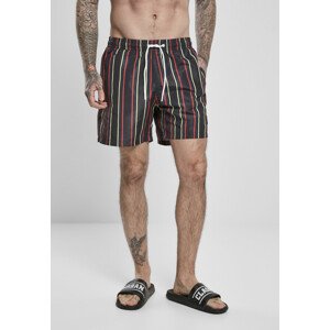 Urban Classics Stripe Swim Shorts midnightnavy - M