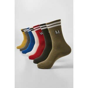 Urban Classics College Letter Socks 7-Pack wintercolors - 47–50