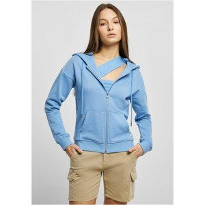 Urban Classics Ladies Organic Terry Zip Hoody horizonblue - XS