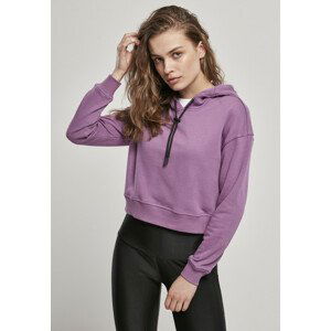 Urban Classics Ladies Short Terry Hoody duskviolet - XS