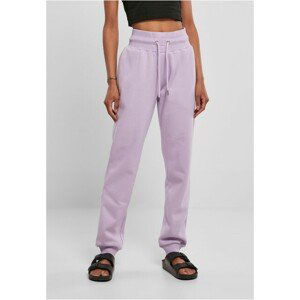 Urban Classics Ladies Organic High Waist Sweat Pants lilac - XL