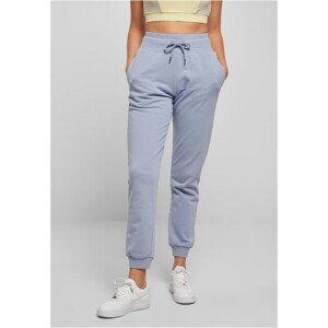 Urban Classics Ladies Organic High Waist Sweat Pants violablue - XXL