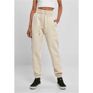 Urban Classics Ladies Organic High Waist Sweat Pants softseagrass - 4XL