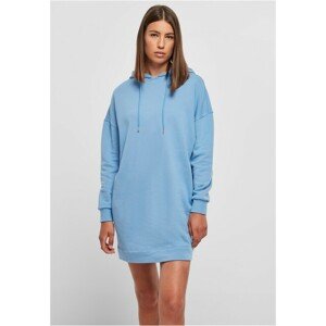 Urban Classics Ladies Organic Oversized Terry Hoody Dress horizonblue - 3XL