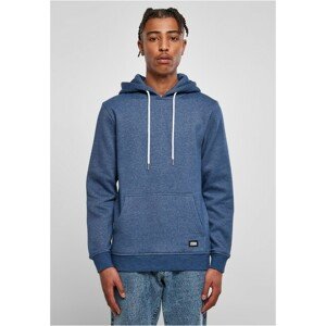 Urban Classics Basic Melange Hoody bluelightmelange - S