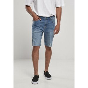 Urban Classics Relaxed Fit Jeans Shorts light destroyed washed - 28