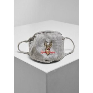 Urban Classics Reindeer Face Mask heather grey - UNI