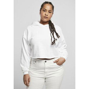 Urban Classics Ladies Oversized Cropped Hoody white - 3XL