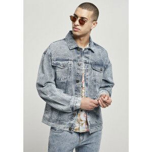 Urban Classics Oversized Denim Jacket light skyblue acid washed - 5XL