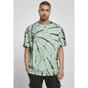 Urban Classics Boxy Tye Dye Tee black/ghostgreen - S