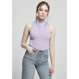 Urban Classics Ladies Sleeveless Turtleneck Body lavender - XL