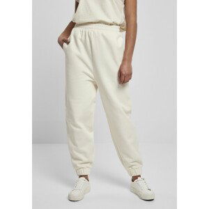 Urban Classics Ladies Organic High Waist Ballon Sweat Pants whitesand - S