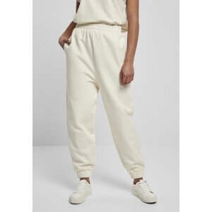 Urban Classics Ladies Organic High Waist Ballon Sweat Pants whitesand - XS