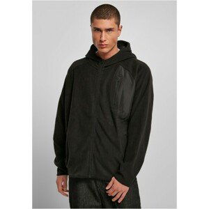 Urban Classics Polar Fleece Zip Hoody black - L