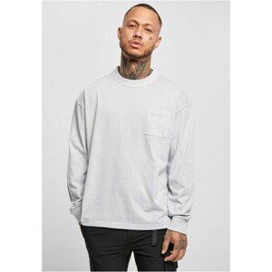 Urban Classics Pigment Dyed Pocket Longsleeve lightasphalt - L