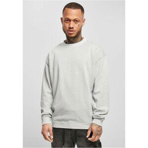 Urban Classics Pigment Dyed Crew Neck lightasphalt - 4XL