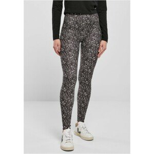 Urban Classics Ladies Soft AOP Leggings blackline - 5XL