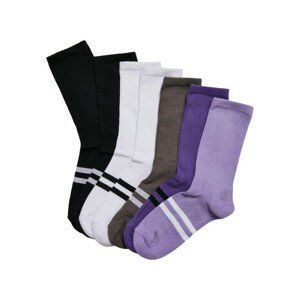 Urban Classics Double Stripes Socks 7-Pack multicolor - 35–38