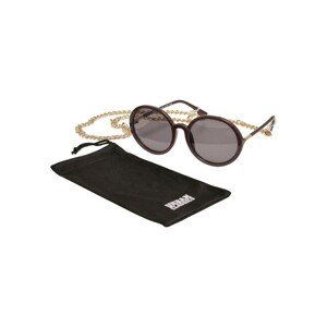 Urban Classics Sunglasses Cannes with Chain cherry - UNI