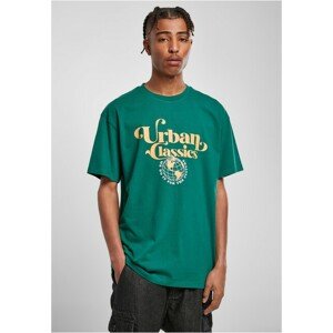 Urban Classics Organic Globe Logo Tee green - 5XL