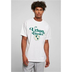 Urban Classics Organic Globe Logo Tee white - 3XL