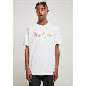 Urban Classics Script Logo Tee white - XS