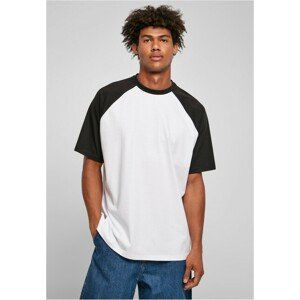 Urban Classics Organic Oversized Raglan Tee white/black - L